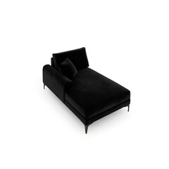 Кушетка Micadoni Home Larnite 1S-VL, черный цвет цена и информация | Диваны | pigu.lt
