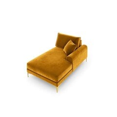 Kušetė Micadoni Home Larnite 1S-VR, geltona/auksinės spalvos kaina ir informacija | Sofos | pigu.lt