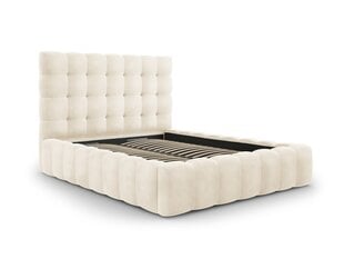 Кровать Micadoni Home Mamaia, 160x200 см, бежевая цена и информация | Кровати | pigu.lt