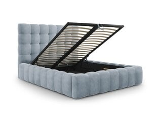 Кровать Micadoni Home Mamaia, 160x200 см, голубая цена и информация | Кровати | pigu.lt