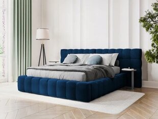 Кровать Micadoni Home Mamaia, 200х140 см, синий цвет цена и информация | Кровати | pigu.lt