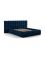 Кровать Micadoni Home Mamaia, 200x160 см, синий цвет