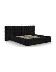 Кровать Micadoni Home Mamaia, 200х180 см, черный цвет цена и информация | Кровати | pigu.lt