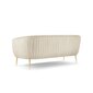 Sofa Micadoni Home Moss, smėlio kaina ir informacija | Sofos | pigu.lt