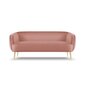 Sofa Micadoni Home Moss, rožinė цена и информация | Sofos | pigu.lt