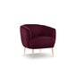 Kėdė Micadoni Home Moss, violetinė kaina ir informacija | Virtuvės ir valgomojo kėdės | pigu.lt