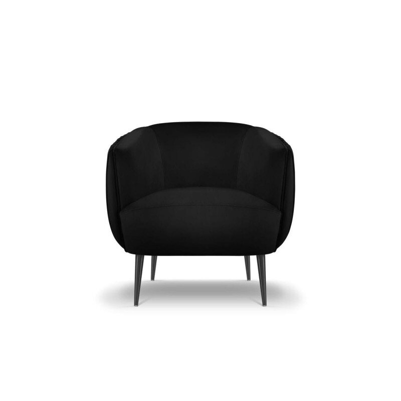 Kėdė Micadoni Home Moss, juoda цена и информация | Virtuvės ir valgomojo kėdės | pigu.lt