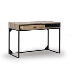 Письменный стол Micadoni Home Olis, коричневый/черный цена и информация | Компьютерные, письменные столы | pigu.lt