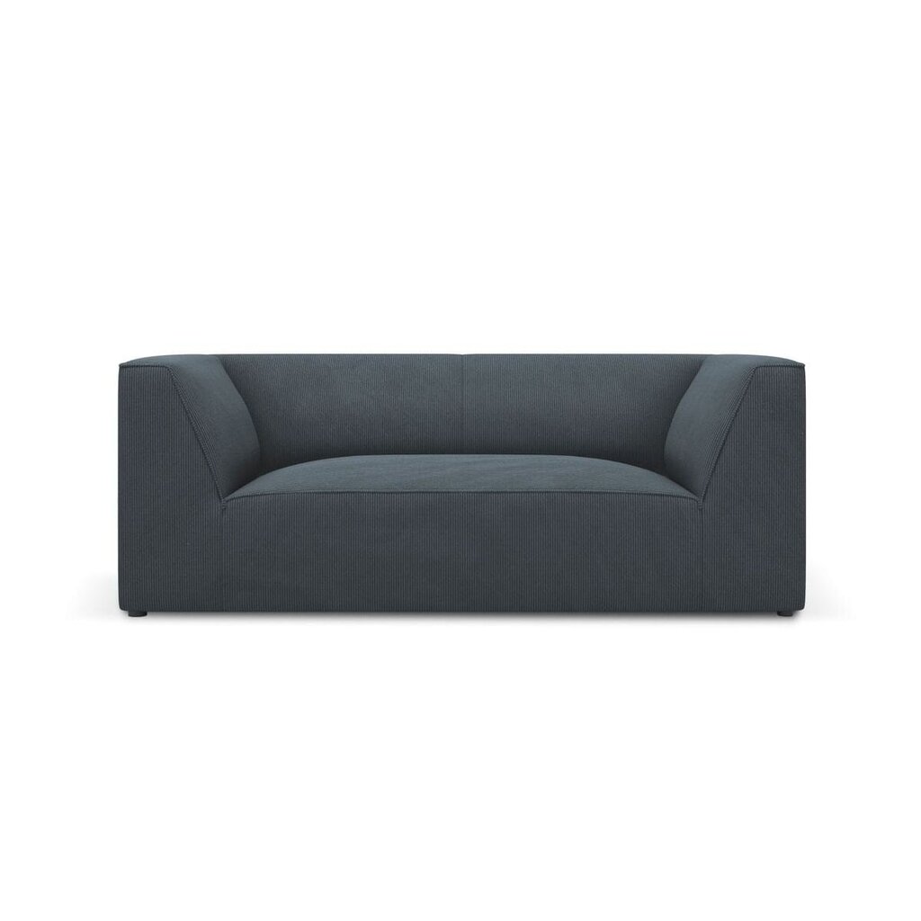 Dvivietė sofa Ruby, 174x92x69 cm, mėlyna kaina ir informacija | Sofos | pigu.lt