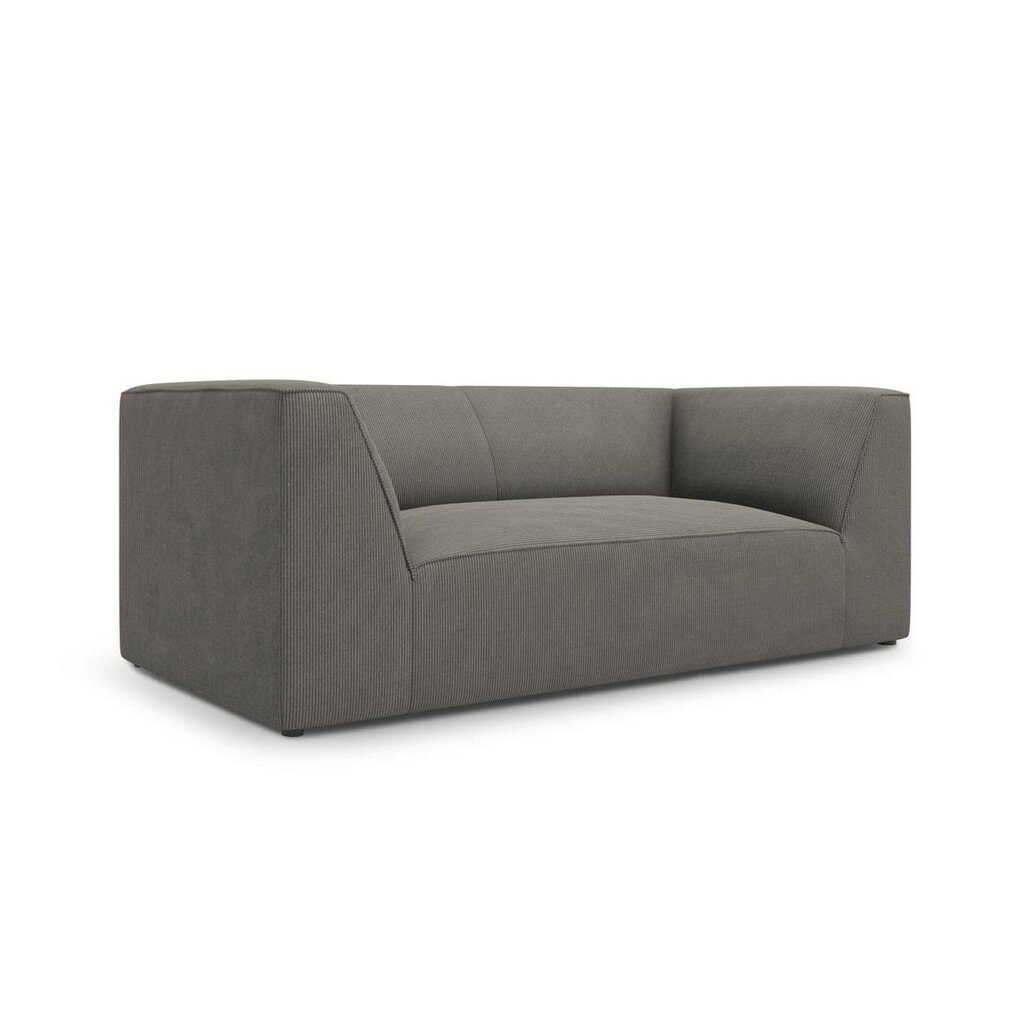 Dvivietė sofa Ruby, 174x92x69 cm, šviesiai pilka цена и информация | Sofos | pigu.lt
