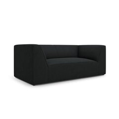 Dvivietė sofa Ruby, 174x92x69 cm, juoda kaina ir informacija | Sofos | pigu.lt