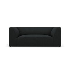 Dvivietė sofa Ruby, 174x92x69 cm, juoda kaina ir informacija | Sofos | pigu.lt