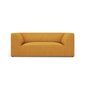 Dvivietė sofa Ruby, 174x92x69 cm, geltona kaina ir informacija | Sofos | pigu.lt