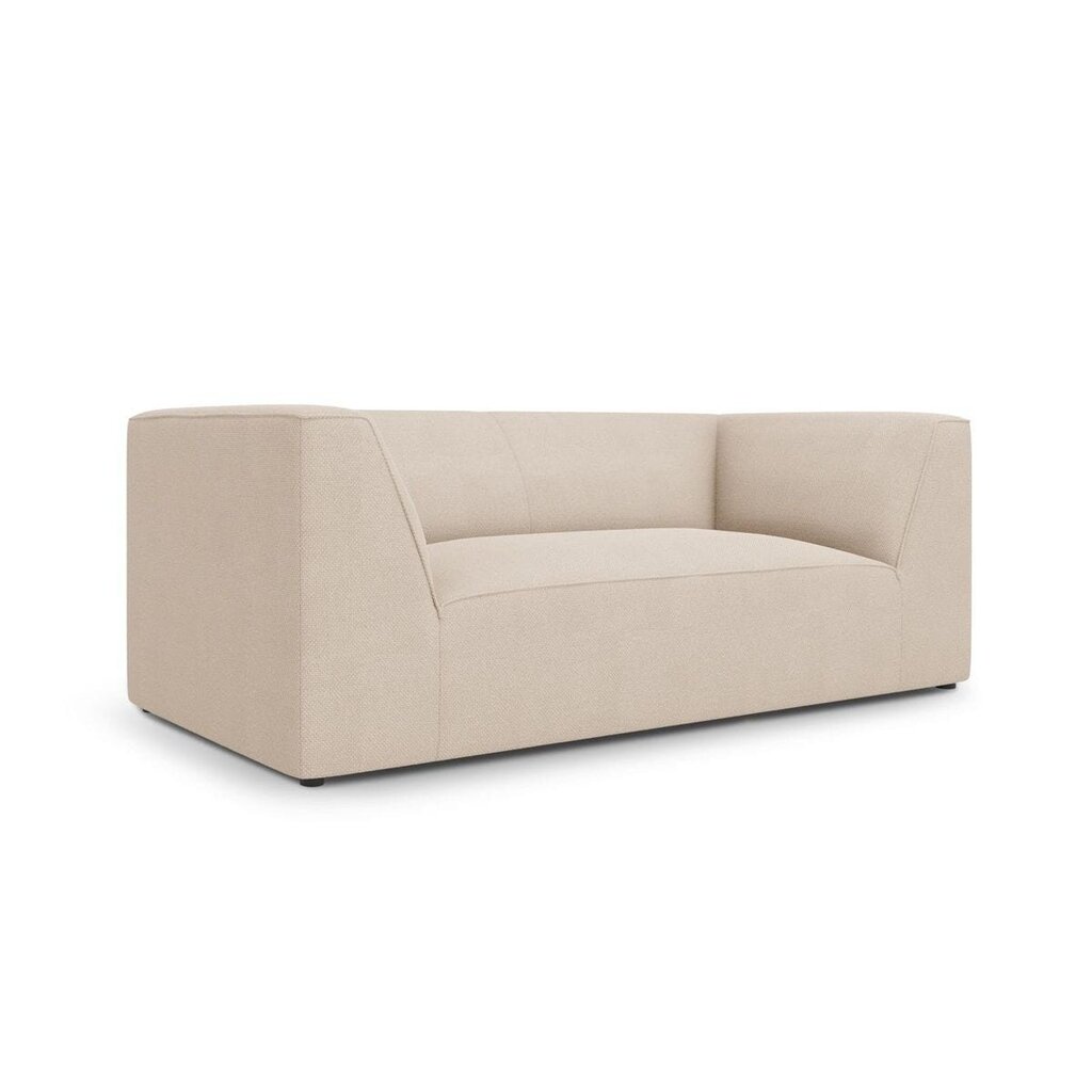 Dvivietė sofa Ruby, 174x92x69 cm, smėlio kaina ir informacija | Sofos | pigu.lt