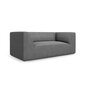 Dvivietė sofa Ruby, 174x92x69 cm, pilka kaina ir informacija | Sofos | pigu.lt