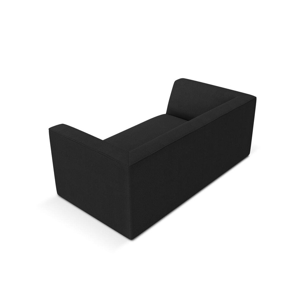 Dvivietė sofa Ruby, 174x92x69 cm, juoda цена и информация | Sofos | pigu.lt