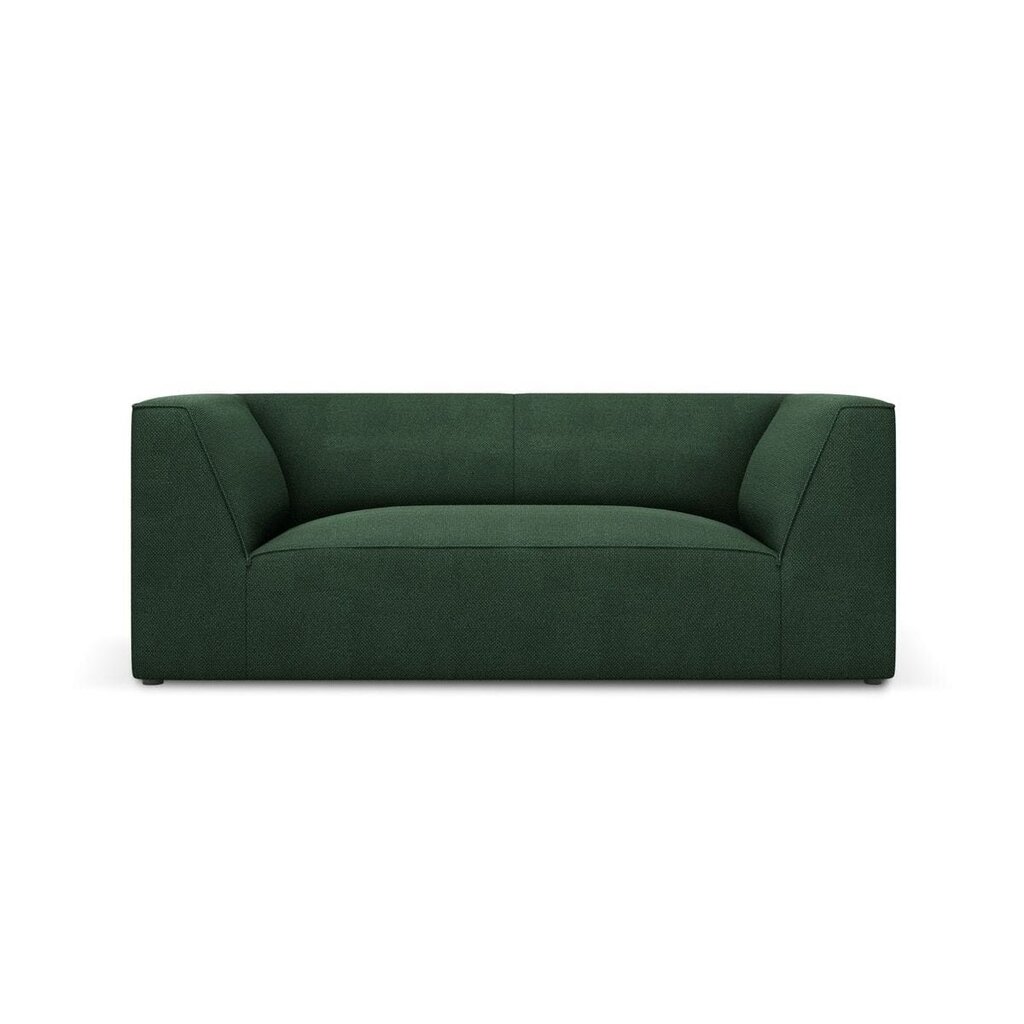 Dvivietė sofa Ruby, 174x92x69 cm, žalia kaina ir informacija | Sofos | pigu.lt
