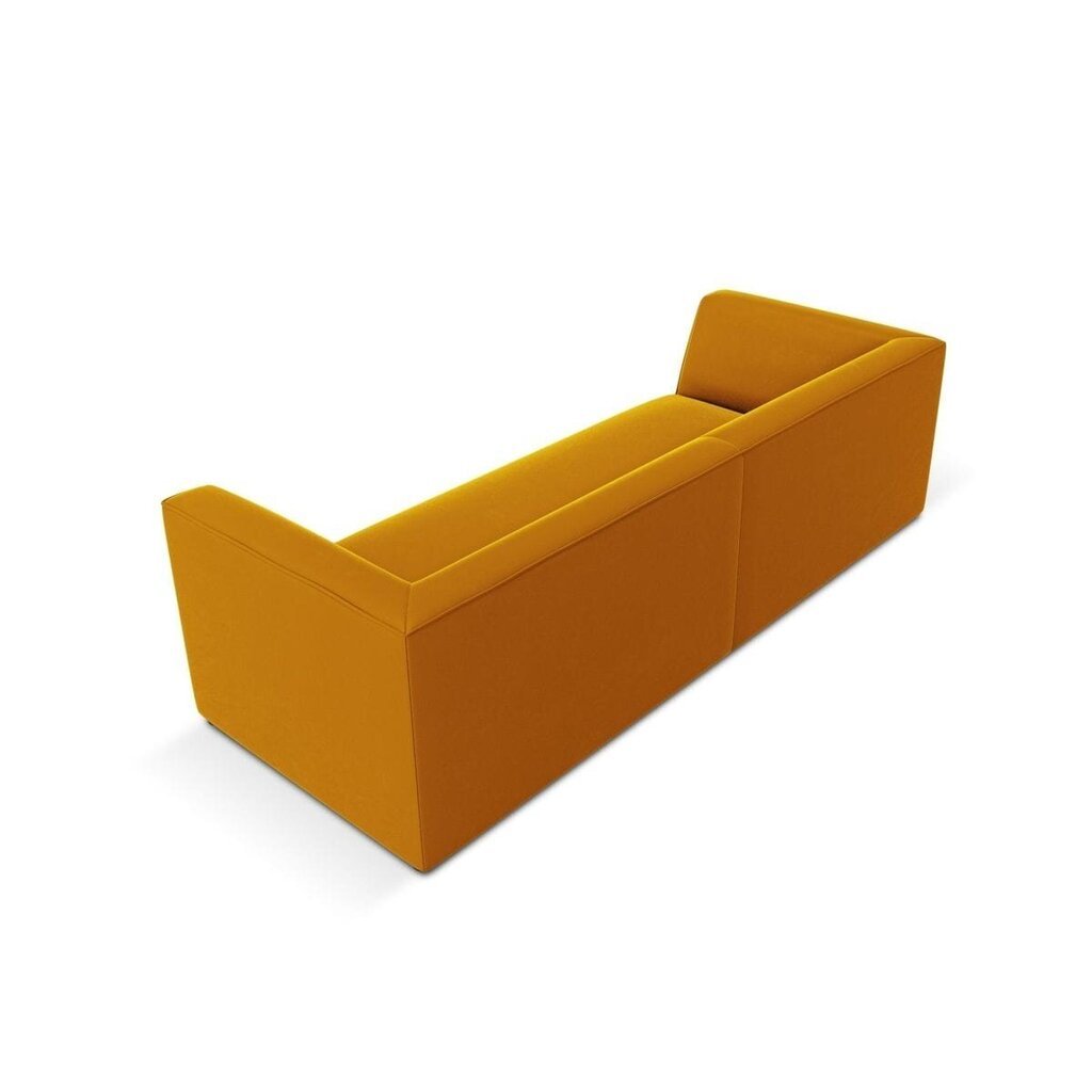 Sofa Micadoni Home Ruby, geltona kaina ir informacija | Sofos | pigu.lt