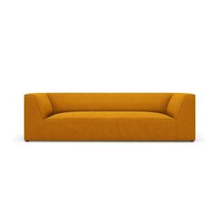 Trivietė Sofa Ruby, 232x92x69, geltona kaina ir informacija | Sofos | pigu.lt