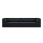 Sofa Micadoni Home Ruby, juoda kaina ir informacija | Sofos | pigu.lt