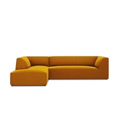 Sofa Micadoni Ruby, 273x180x69 cm, geltona kaina ir informacija | Sofos | pigu.lt