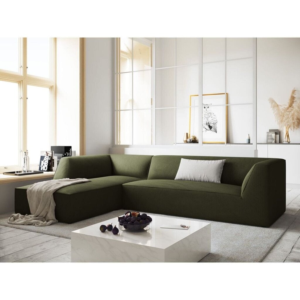 Sofa Micadoni Ruby, 273x180x69 cm, žalia kaina ir informacija | Sofos | pigu.lt