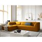 Sofa Micadoni Ruby, 273x180x69 cm, geltona kaina ir informacija | Sofos | pigu.lt