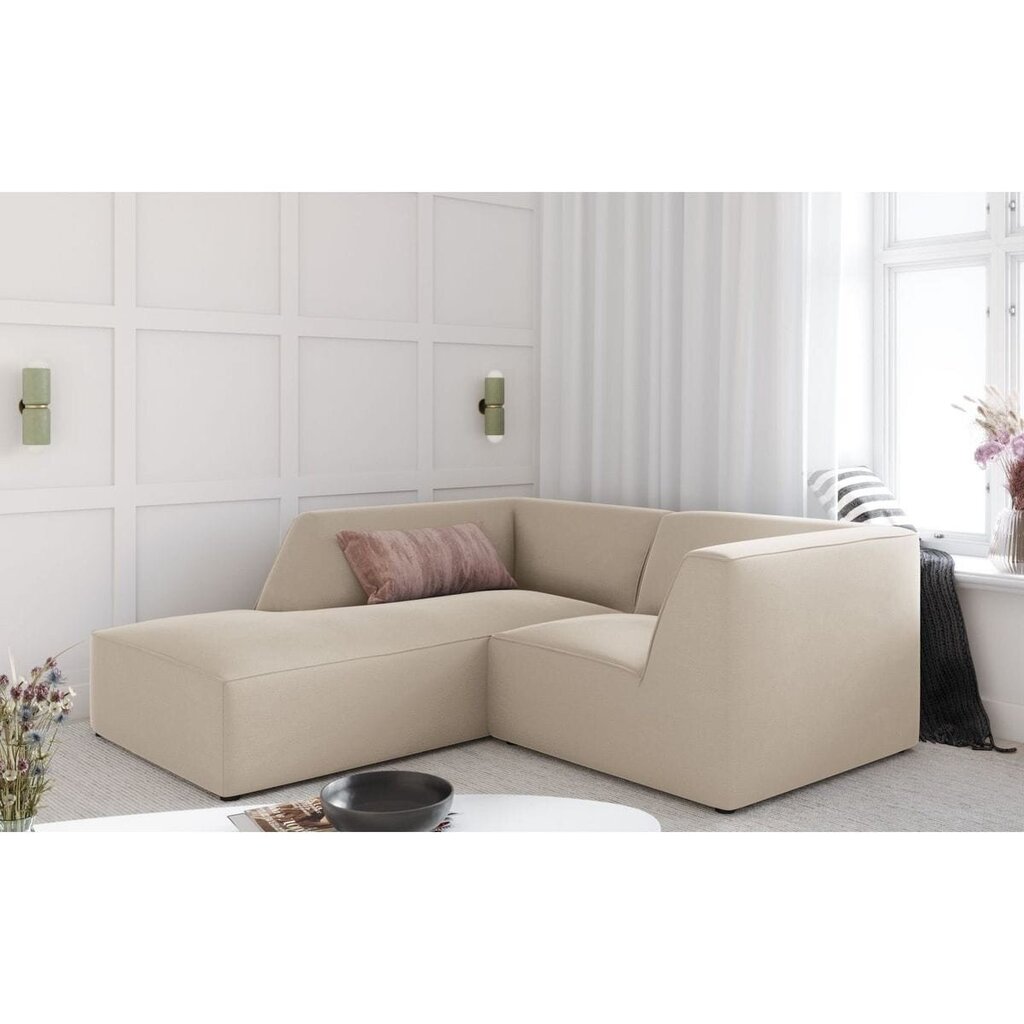 Sofa Micadoni Ruby, 186x180x69 cm, smėlinė kaina ir informacija | Sofos | pigu.lt