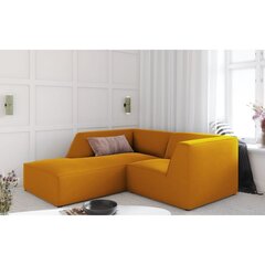 Sofa Micadoni Ruby, 186x180x69 cm, geltona kaina ir informacija | Sofos | pigu.lt