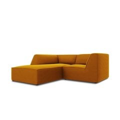Sofa Micadoni Ruby, 186x180x69 cm, geltona kaina ir informacija | Sofos | pigu.lt