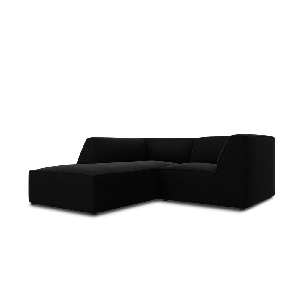 Sofa Micadoni Ruby, 186x180x69 cm, juoda цена и информация | Sofos | pigu.lt