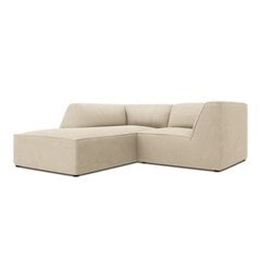 Sofa Micadoni Ruby, 186x180x69 cm, smėlinis kaina ir informacija | Sofos | pigu.lt