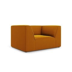 Fotelis Ruby, 120x92x69 cm, geltonas kaina ir informacija | Svetainės foteliai | pigu.lt