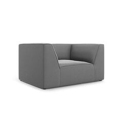 Fotelis Ruby, 120x92x69 cm, pilkas kaina ir informacija | Svetainės foteliai | pigu.lt
