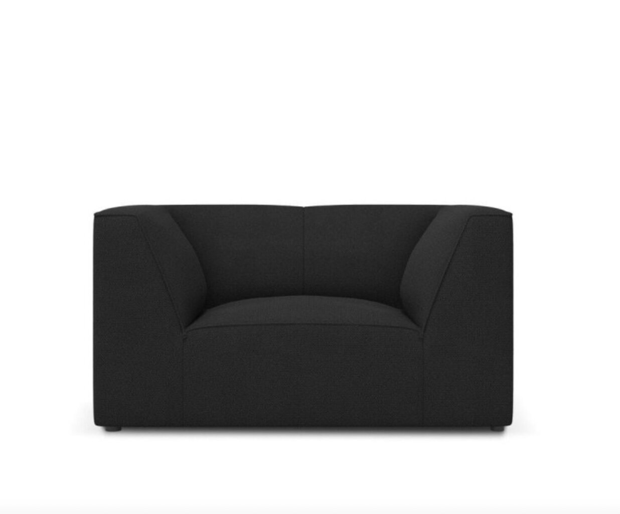 Sofa Micadoni Home Ruby, juoda kaina ir informacija | Sofos | pigu.lt