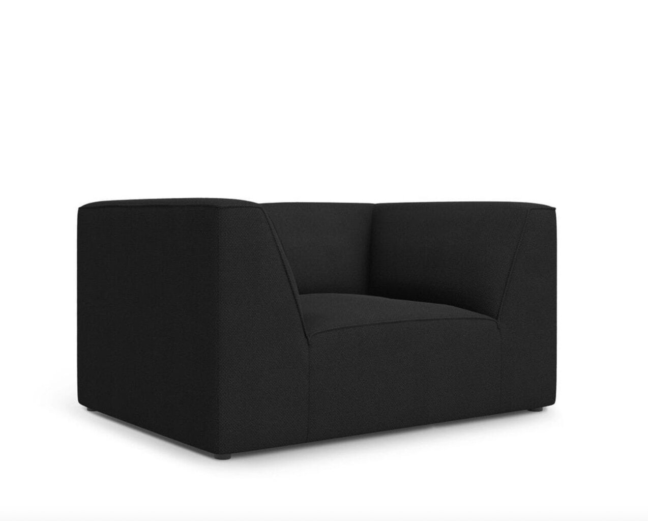 Sofa Micadoni Home Ruby, juoda kaina ir informacija | Sofos | pigu.lt