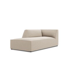 Aksominė kairinė sofa Micadoni Ruby, smėlio kaina ir informacija | Sofos | pigu.lt