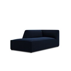 Aksominė kairinė sofa Micadoni Ruby, mėlyna kaina ir informacija | Sofos | pigu.lt