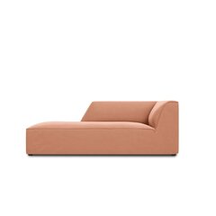 Aksominė kairinė sofa Micadoni Ruby, rožinė kaina ir informacija | Sofos | pigu.lt