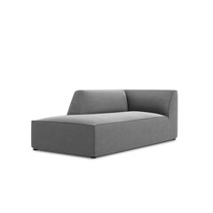 Aksominė kairinė sofa Micadoni Ruby, pilka kaina ir informacija | Sofos | pigu.lt