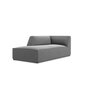 Aksominė kairinė sofa Micadoni Ruby, pilka kaina ir informacija | Sofos | pigu.lt