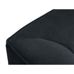 Вельветовый пуф Micadoni Ruby, черный цвет цена и информация | Кресла-мешки и пуфы | pigu.lt