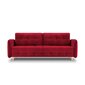 Aksominė sofa-lova Micadoni Scaleta, raudona цена и информация | Sofos | pigu.lt