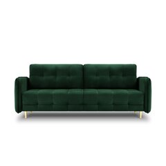 Aksominė sofa-lova Micadoni Scaleta, žalia kaina ir informacija | Sofos | pigu.lt