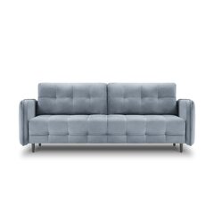 Бархатный диван-кровать Micadoni Scaleta, синий цвет цена и информация | Диваны | pigu.lt