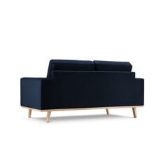 Aksominė sofa Micadoni Tugela, mėlyna kaina ir informacija | Sofos | pigu.lt