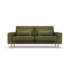 Sofa Micadoni Tugela, 199x93x83 cm, žalia kaina ir informacija | Sofos | pigu.lt