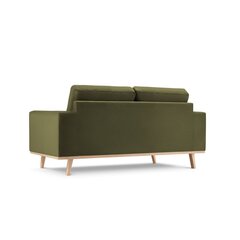 Sofa Micadoni Tugela, 199x93x83 cm, žalia kaina ir informacija | Sofos | pigu.lt