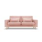 Sofa Micadoni Tugela, 199x93x83 cm, rožinė kaina ir informacija | Sofos | pigu.lt