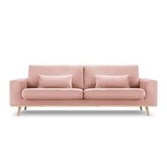 Sofa Micadoni Tugela, 236x93x83 cm, rožinė kaina ir informacija | Sofos | pigu.lt